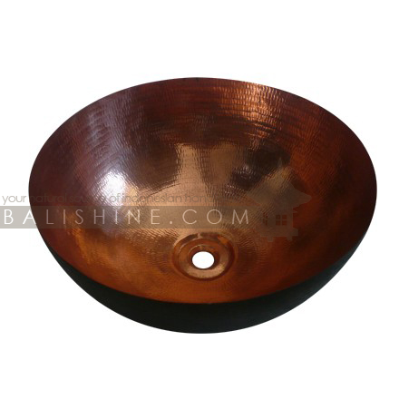 Balishine: Your natural source of indonesian handicraft presents in its Home Decor collection the Copper Sink:11LIS15413:This sink is produced in Indonesia made from copper.  Same as picture