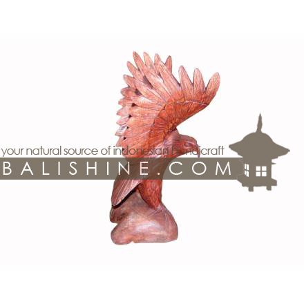 Balishine: Your natural source of indonesian handicraft presents in its Home Decor collection the Eagle statue:12GUR35160:This eagle is produced in Bali made from jempinis wood.  