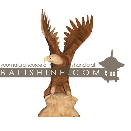 Balishine: Your natural source of indonesian handicraft presents in its Home Decor collection the Eagle statue:12IMS35157:This eagle is produced in Bali made from suar wood.  