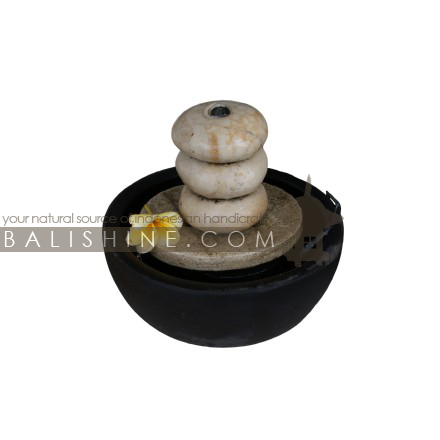 Balishine: Your natural source of indonesian handicraft presents in its Home Decor collection the Fountain:12KUM215835:This fountain is produced in Indonesia, made from stone and teracota.  Sold with pump