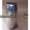 balishine This round vase is produced in Bali made from aluminium.