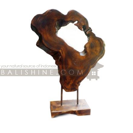 Balishine: Your natural source of indonesian handicraft presents in its Home Decor collection the Sculpture:12BAM335737:This original sculpture is a handicraft of Indonesia from teck wood.  The colors available are natural, chocolate, white or black.