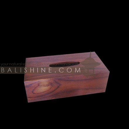 Balishine: Your natural source of indonesian handicraft presents in its Home Decor collection the Tissue Box:12AXE45914:This tissu boxe is produced in Indonesia made from sonokling wood.  Same as picture
