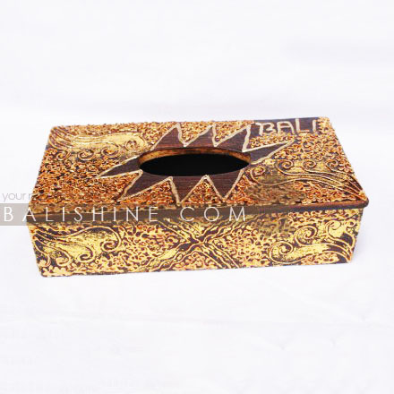Balishine: Your natural source of indonesian handicraft presents in its Home Decor collection the Wood Tissue Box:12TUM46330:This tissu box is a handicraft of Bali made from albasia wood.  