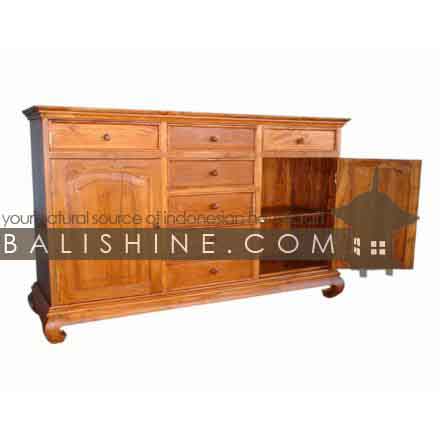 Balishine: Your natural source of indonesian handicraft presents in its Home Decor collection the Cabinet:114SEF273917:This cabinet is produced in indonesia, made from teak wood. It has 2 doors and 7 drawers.  Natural, chocolate or dark color