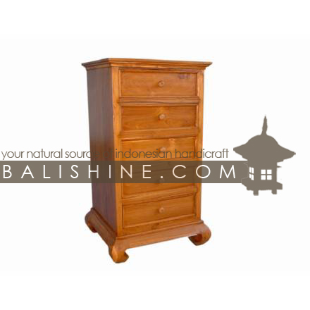 Balishine: Your natural source of indonesian handicraft presents in its Home Decor collection the Chest:114GEN653977:This opium chest is produced in indonesia, made from teak wood. It has 5 drawers.  Natural, chocolate or dark color