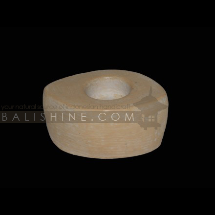Balishine: Your natural source of indonesian handicraft presents in its Home Decor collection the Candle Holder:13LJP165505:This candle holder is a handicraft of Bali made from clay.  