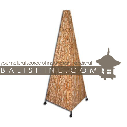 Balishine: Your natural source of indonesian handicraft presents in its Home Decor collection the Lamp:13JAS153159:This lamp is produced in Indonesia made from fern and stainless.   For electric fitting please contact us