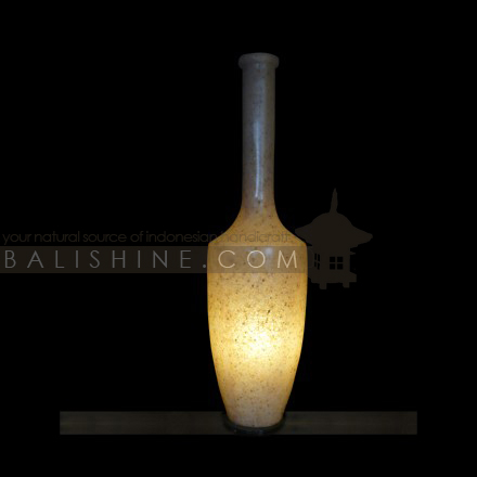 Balishine: Your natural source of indonesian handicraft presents in its Home Decor collection the Lamp :13NAA155430:This lamp is produced in Bali made from stone and resin.  For electric fitting please contact us