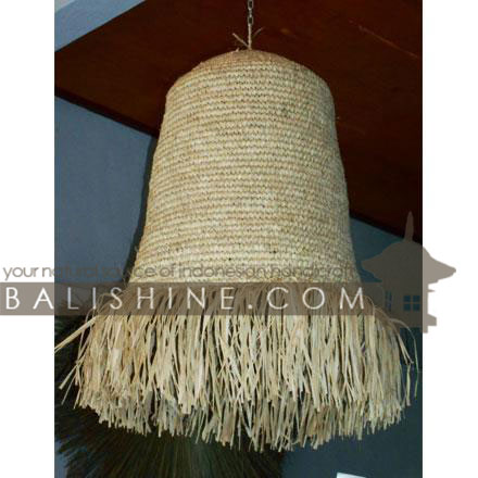 Balishine: Your natural source of indonesian handicraft presents in its Home Decor collection the Lampshade:13MER867610:This lamp shade produced in Indonesia is made from natural palm rafia.  