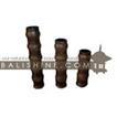 balishine This set of 3 candle holders is produced in Bali made from albasia wood.