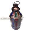 balishine A blue, red, yellow & green handcrafted tin moroccan lamp suitable for tea candles or small pillar candles. Use an oil of citronalla candle for your next BBQ and they will provide you with some Moroccan vibes. A very traditional moroccan style candle lantern. You can also have it wired for electric if you want.