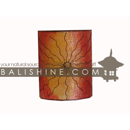 Balishine: Your natural source of indonesian handicraft presents in its Home Decor collection the  Wall Fitting:13NAL15806:This wall-fitting is produced in Indonesia made from stainless resin and fiberglass.  For electric fitting please contact us