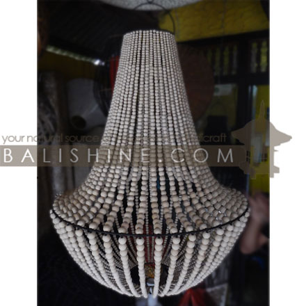 Balishine: Your natural source of indonesian handicraft presents in its Home Decor collection the Wooden Lampshade:13ALL867502:This lamp shade produced in Indonesia is made from natural wooden beads.  Other colors available.