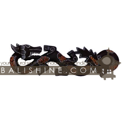 Balishine: Your natural source of indonesian handicraft presents in its Home Decor collection the Dragon:17ERS481687:This dragon with skin of eggs is a handicraft of Bali made from albesia wood.  