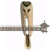 balishine This mask is a handicraft of Bali made from natural white jelutung wood.