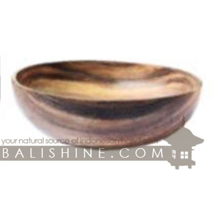 Balishine: Your natural source of indonesian handicraft presents in its Tableware collection the Bowl:624WAS7144:This bowl is produced in Bali made from natural old teak wood with coconut oil finishing.  