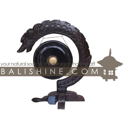 Balishine: Your natural source of indonesian handicraft presents in its Various collection the Gong:412CIK604968:This gong is a handicraft of Bali made from natural albasia wood with an stainless.  Black color