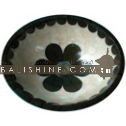 Balishine: Your natural source of indonesian handicraft presents in its Home Decor collection the Natural Stone Resin Sink :11DIV126:This sink is produced in Indonesia made from resin and formating the black and natural stone  