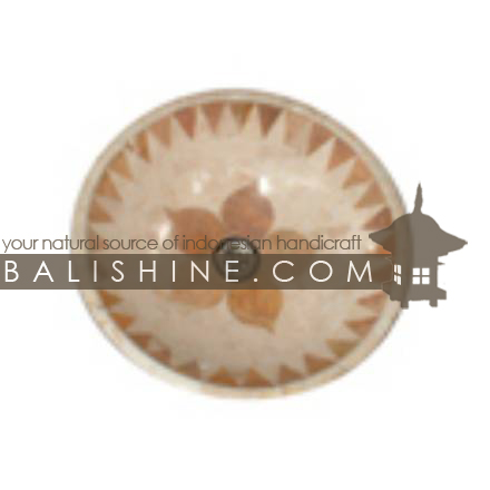 Balishine: Your natural source of indonesian handicraft presents in its Home Decor collection the Natural Marble Sink:11DIV16:This sink is produced in Indonesia made from natural marble   