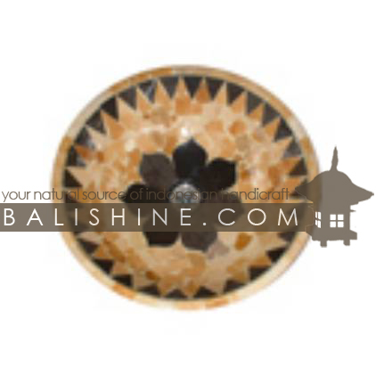 Balishine: Your natural source of indonesian handicraft presents in its Home Decor collection the Natural Black Stone Resin Sink:11DIV18:This sink is produced in Indonesia made from resin and natural black stone  