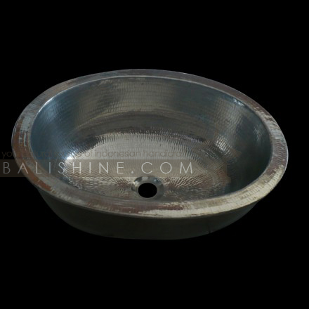 Balishine: Your natural source of indonesian handicraft presents in its Home Decor collection the Copper Sink:11LIS15411:This sink is produced in Indonesia made from copper.  Same as picture