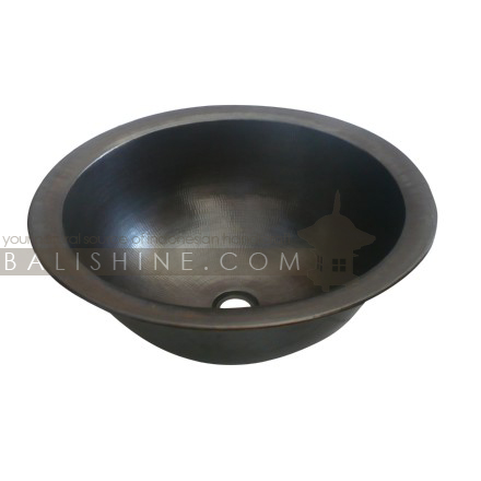 Balishine: Your natural source of indonesian handicraft presents in its Home Decor collection the Copper Sink:11LIS15412:This sink is produced in Indonesia made from copper.  Same as picture