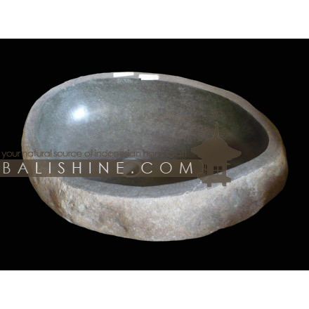 Balishine: Your natural source of indonesian handicraft presents in its Home Decor collection the Stone Sink:11MCP15230:This sink is produced in Indonesia made from stone.  The size may vary (few cm)