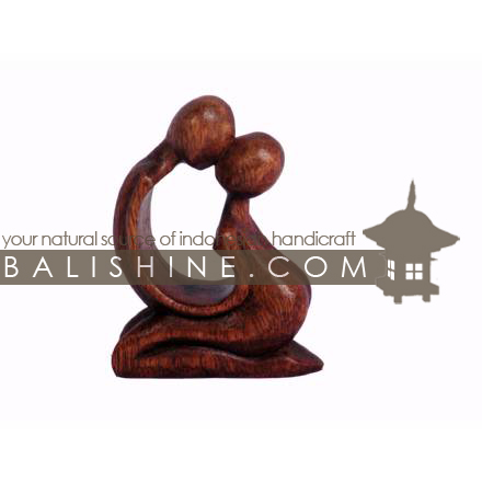 Balishine: Your natural source of indonesian handicraft presents in its Home Decor collection the Suar Wood Abstract Statue:12IMS369:This abstract statue is a handicraft of Bali made from suar wood.  