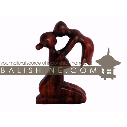 Balishine: Your natural source of indonesian handicraft presents in its Home Decor collection the Suar Wood Abstract Statue:12IMS389:This abstract statue is a handicraft of Bali made from suar wood.  
