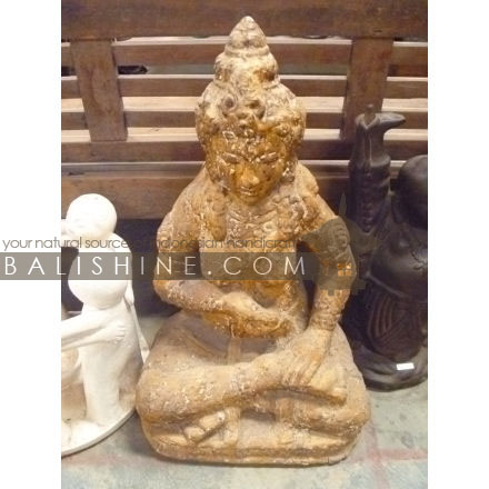 Balishine: Your natural source of indonesian handicraft presents in its Home Decor collection the Buddha Statue:12LJP36824:This statue is made from GRC (concrete mixed with fiber) and can be used indoor or outdoor.  lots of colors available.