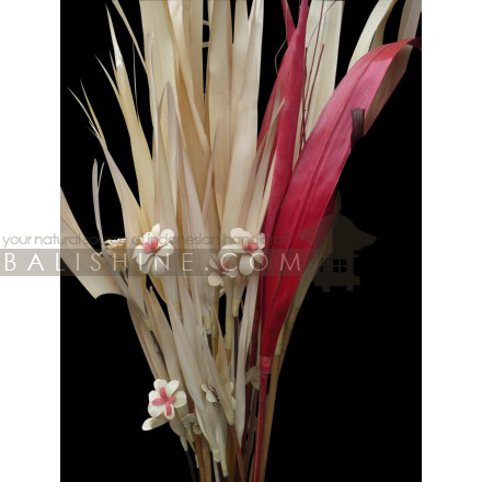 Balishine: Your natural source of indonesian handicraft presents in its Home Decor collection the Decorative Flower:12DIA345716:This set of 3 pcs decorative flower is made in Indonesia, from root.  Same as picture