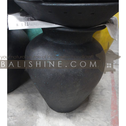 Balishine: Your natural source of indonesian handicraft presents in its Home Decor collection the Decorative Pot:12LJP57562:This decorative pot is made from GRC (concrete mixed with fiber) and can be used indoor or outdoor.  lots of colors available.