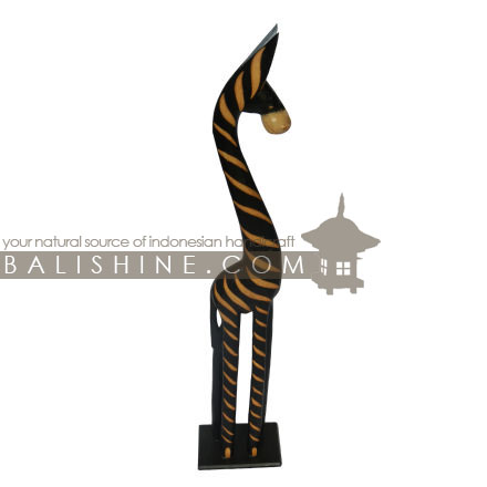 Balishine: Your natural source of indonesian handicraft presents in its Home Decor collection the Giraffe:12DAE36748:This giraffe is a handicraft of Bali made from albasia wood .  