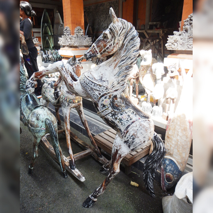 Balishine: Your natural source of indonesian handicraft presents in its Home Decor collection the Horse Statue:12WET38305:This horse statue is made from wood.  