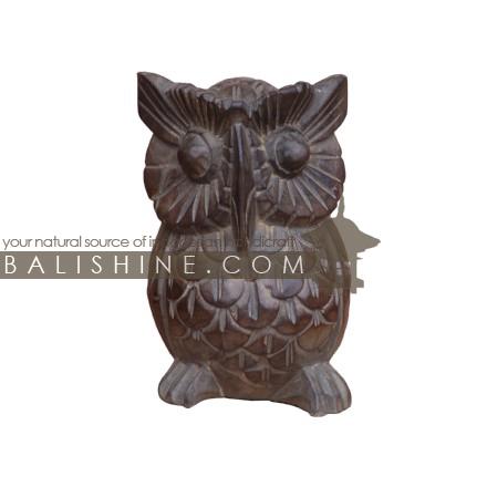 Balishine: Your natural source of indonesian handicraft presents in its Home Decor collection the Owl statue:12RAM35219:This owl is produced in Bali made from albasia wood.  