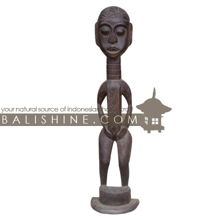 Balishine: Your natural source of indonesian handicraft presents in its Home Decor collection the Primitive statue:12RAM35220:This primitive statue is produced in Bali made from albasia wood.  