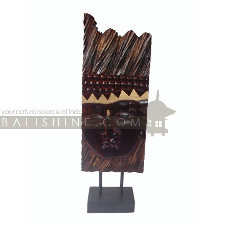 Balishine: Your natural source of indonesian handicraft presents in its Home Decor collection the Sculpture:12DAI335518:This buddha frame with stand is produced in Indonesia and made from albasia wood.  Same as picture