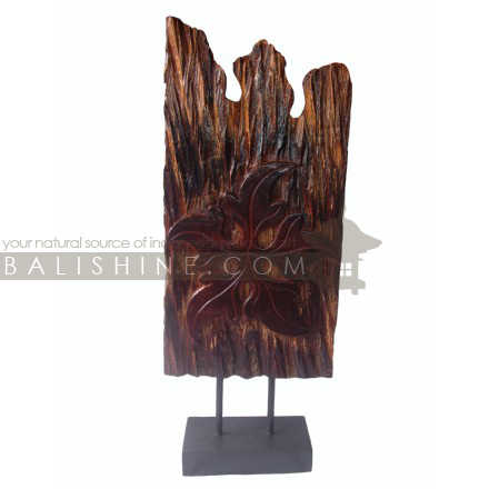 Balishine: Your natural source of indonesian handicraft presents in its Home Decor collection the Sculpture:12DAI335519:This frame with stand is produced in Indonesia and made from albasia wood.  Same as picture