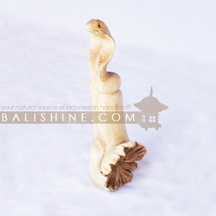 Balishine: Your natural source of indonesian handicraft presents in its Home Decor collection the Snake Statue:12SOM36227:This original statue is a handicraft of Bali made from wood.  Same as picture