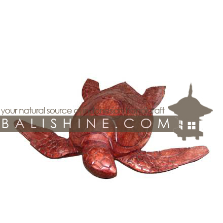 Balishine: Your natural source of indonesian handicraft presents in its Home Decor collection the Turtle Statue:12IMS35159:This  turtle is produced in Bali made from jempinis wood.  
