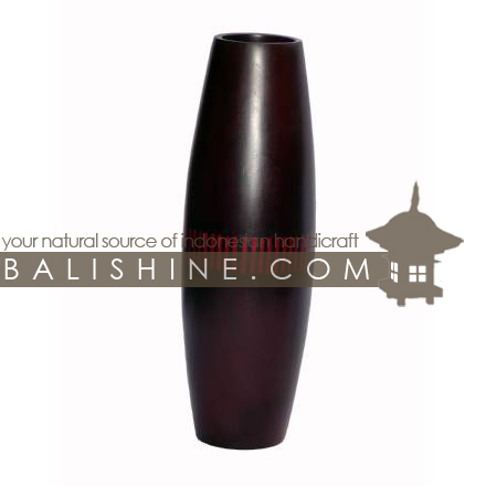 Balishine: Your natural source of indonesian handicraft presents in its Home Decor collection the Vase Flower:12KAL5491:This vase is produced in Bali made from mango wood and formating  by red coral.  OPEN Diam. 6 cm