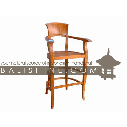 Balishine: Your natural source of indonesian handicraft presents in its Home Decor collection the Bar Stool Chair:114GEN663816:This barstool chair is produced in indonesia, made from teak wood.  Natural, chocolate or dark color