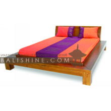 Balishine: Your natural source of indonesian handicraft presents in its Home Decor collection the Bed:114MNF305847:This bed is produced in indonesia, made from teak wood. (Mattress size 160X200CM)  This furniture is made from high quality teak wood grade A premium. Natural, chocolate or dark color.