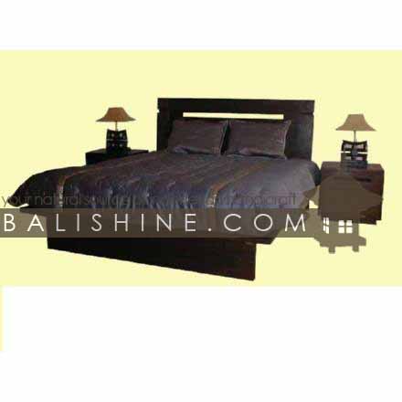 Balishine: Your natural source of indonesian handicraft presents in its Home Decor collection the Bed:114SEF304608:This bed is produced in indonesia, made from teak wood.  Natural, chocolate or dark color