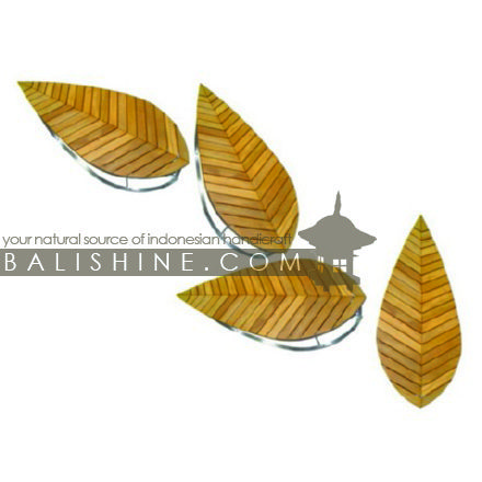 Balishine: Your natural source of indonesian handicraft presents in its Home Decor collection the Bench:114MNF665844:This bench is produced in indonesia, made from teak wood and stainless.  This furniture is made from high quality teak wood grade A premium. Natural, chocolate or dark color.