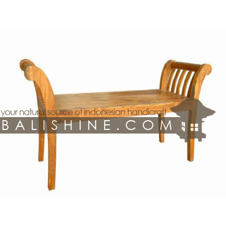 Balishine: Your natural source of indonesian handicraft presents in its Home Decor collection the Bench KArtini:114SRI663871:This bench is produced in indonesia, made from teak wood  Natural, chocolate or dark color