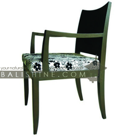 Balishine: Your natural source of indonesian handicraft presents in its Home Decor collection the Chair:114MNF665879:This chair is produced in indonesia, made from teak wood with cushion.  This furniture is made from high quality teak wood grade A premium. Natural, chocolate or dark color.