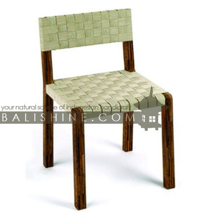 Balishine: Your natural source of indonesian handicraft presents in its Home Decor collection the Chair:114MNF665880:This chair is produced in indonesia, made from teak wood and leather.  This furniture is made from high quality teak wood grade A premium. Natural, chocolate or dark color.