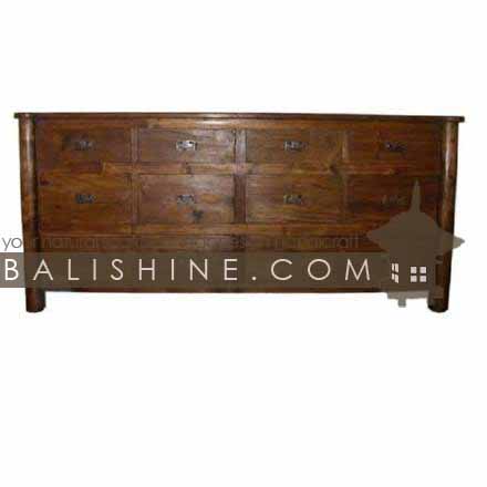 Balishine: Your natural source of indonesian handicraft presents in its Home Decor collection the Chest:114SEF653985:This chest is produced in indonesia, made from teak wood. It has 12 drawers.  Natural, chocolate or dark color